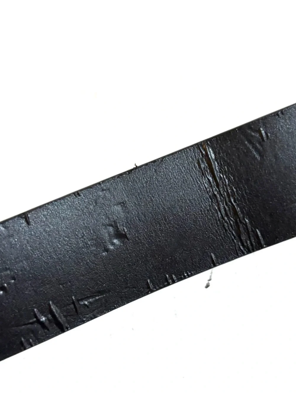 Men's unisex Brown Agate Stone Belt with Black Leather Strap